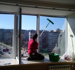 Мытье окон в однокомнатной квартире Надым